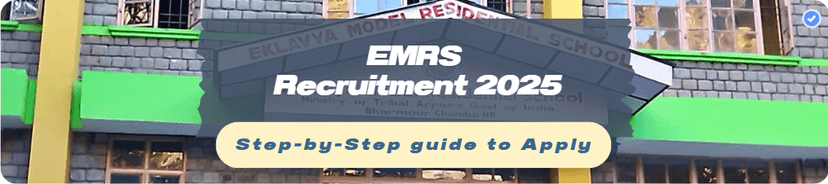 EMRS Recruitment 2025 – Apply Online for 7267 Teaching & Non-Teaching Vacancies