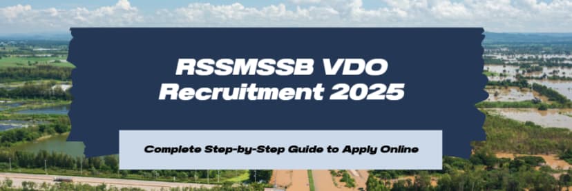 Rajasthan RSSB Village Development Officer Recruitment 2025: A Complete Guide